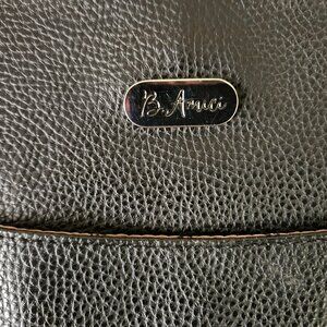 Black and brown purse